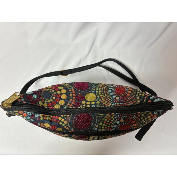 Danny K Tapestry Crossbody Purse Multicolor Boho Made in USA - Picture 5 of 10